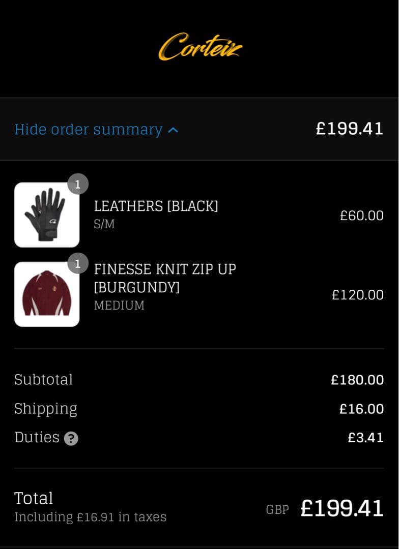 Corteiz ジップアップセーター M