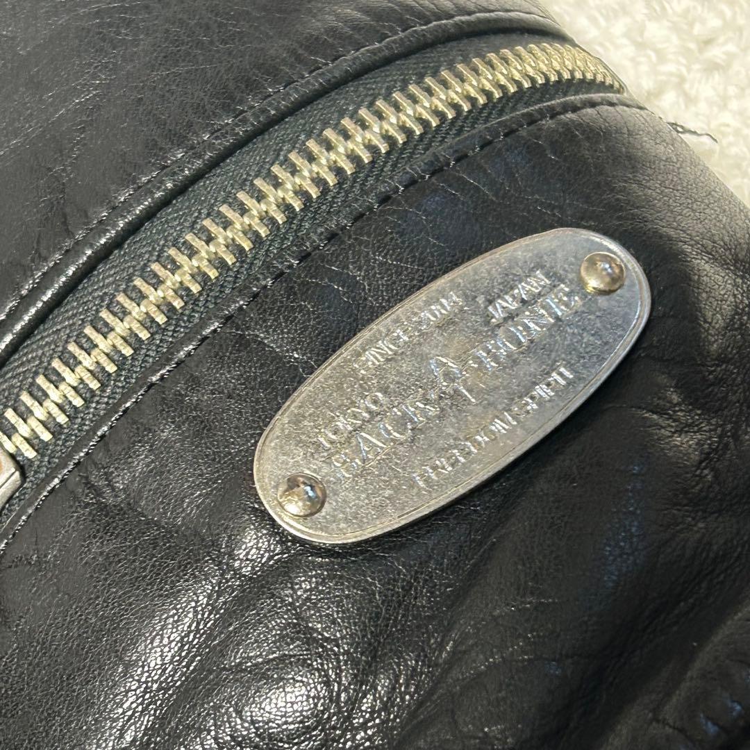 BACK BONE バックボーン　袖革レザージャケット　袖革ライダースジャケット