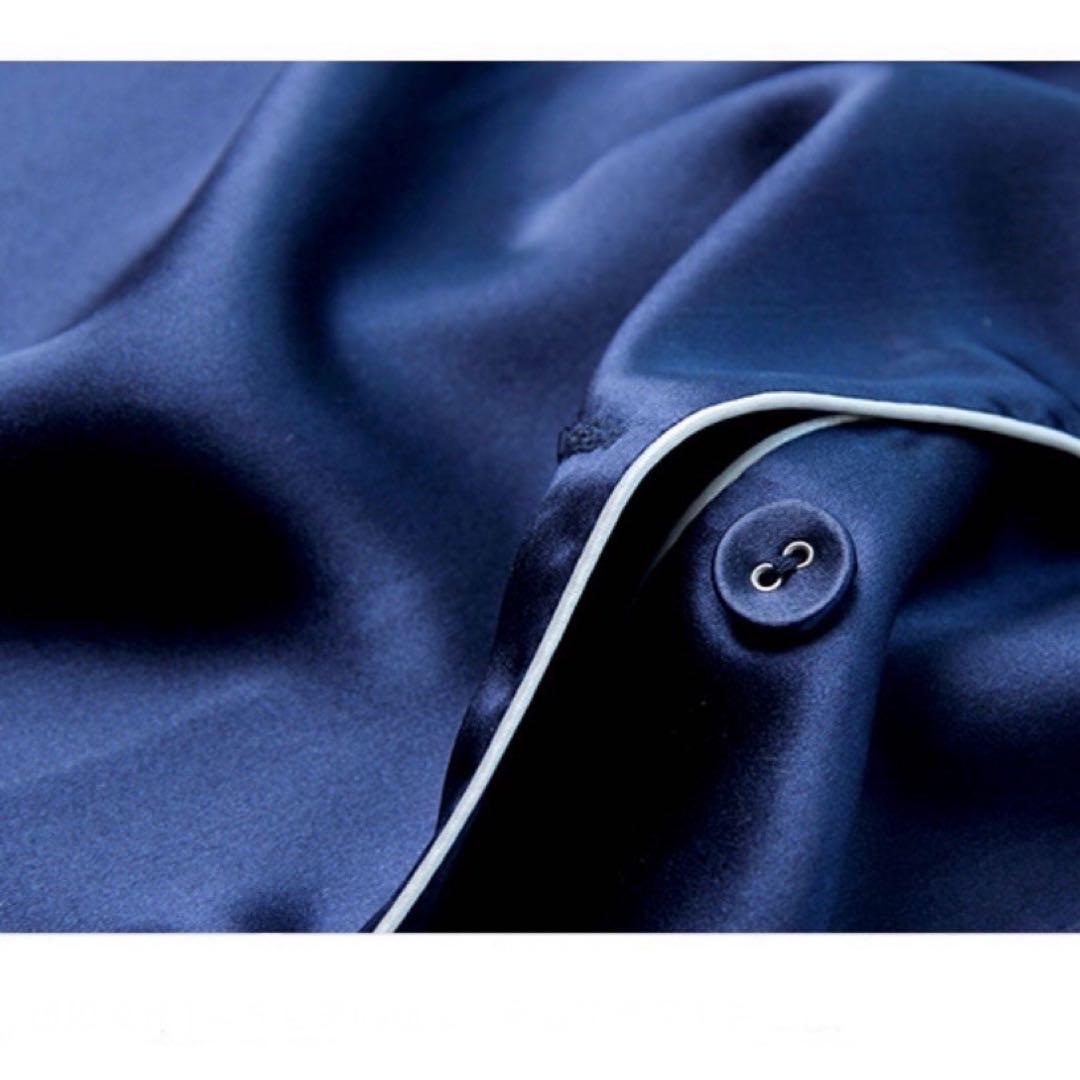 481 新品 シルクパジャマ 絹100% L ピンク 天然素材 一等品