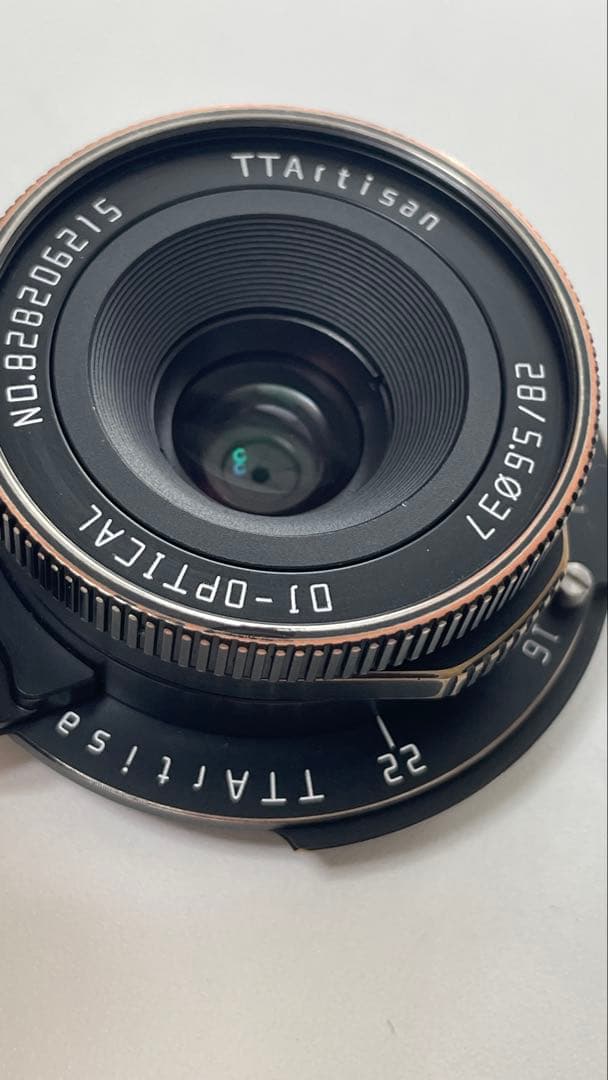 TTArtisan 28mm F5.6 ライカMマウント　ブラックペイント