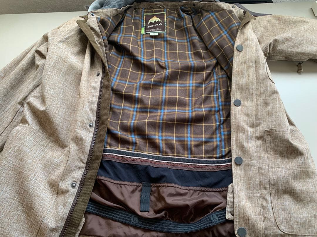 ★美品★Burton バートン　スノーボード ウェア　ブラウン　襟