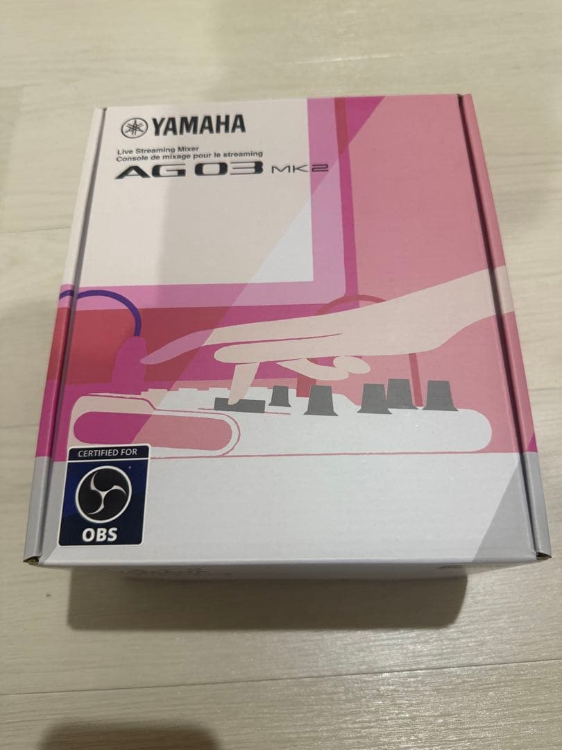 YAMAHA AG03 USBオーディオインターフェース　箱付き　ほぼ新品