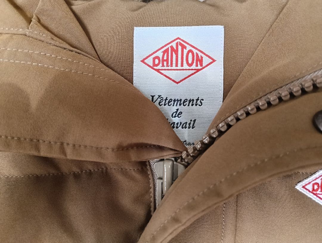 DANTONファー付きショートダウンジャケット…サイズ34