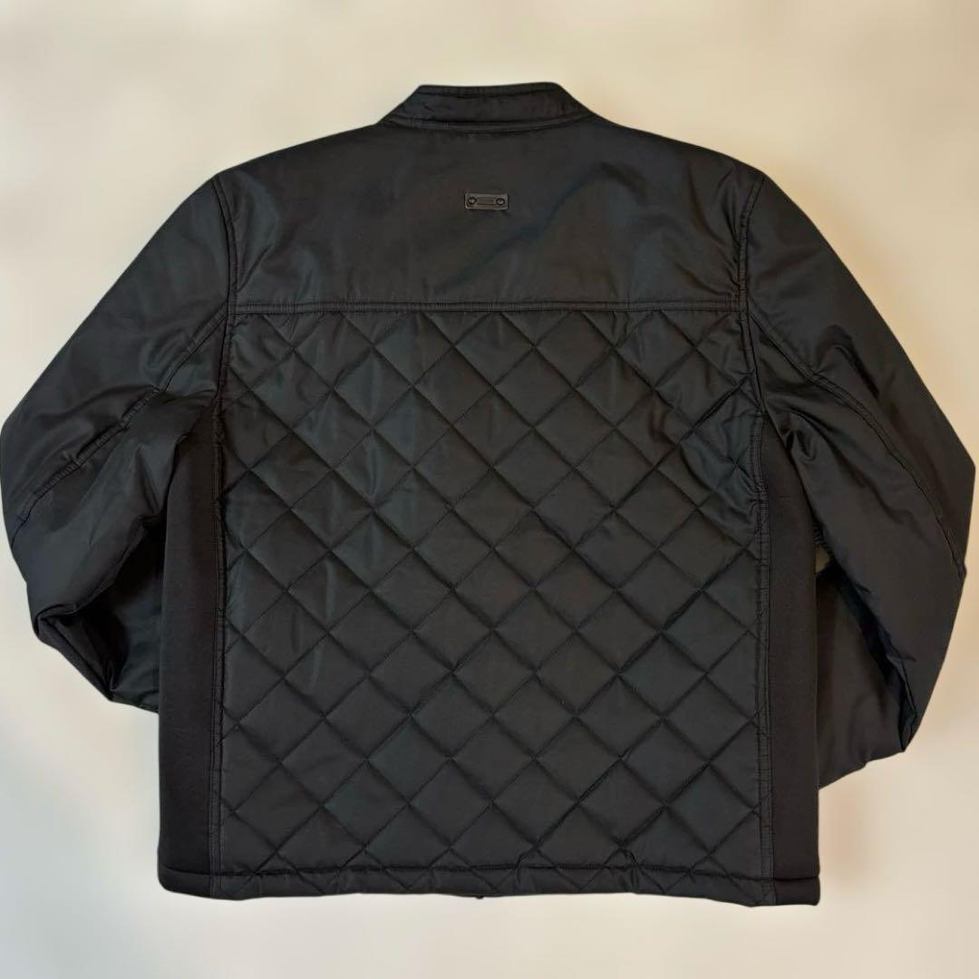 【美品】GUESS ジャンパー ブルゾン ハーフジャケット　XLサイズ　黒