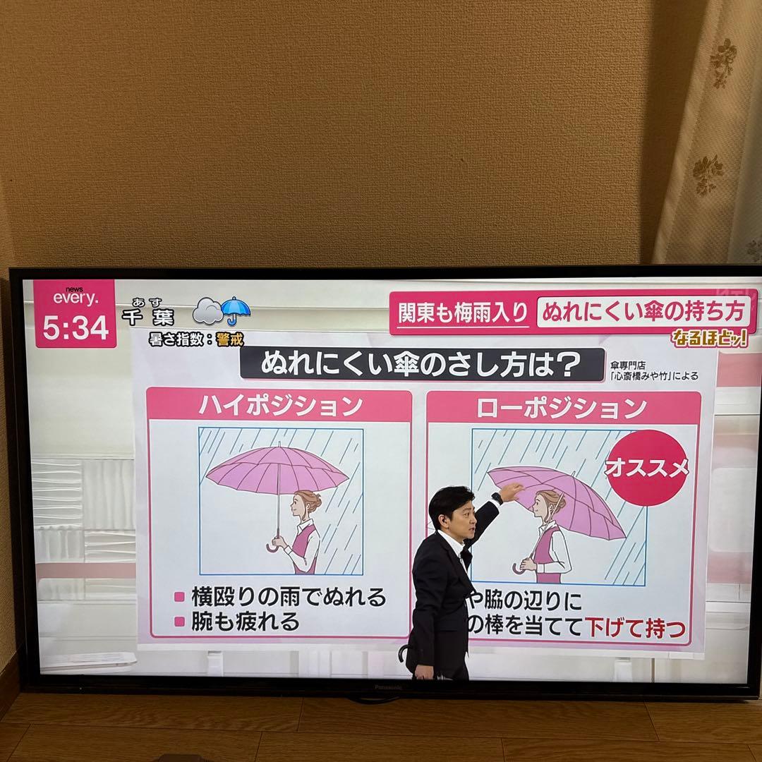 panasonic TH-43FX750 2020年製　液晶テレビ スタンドなし
