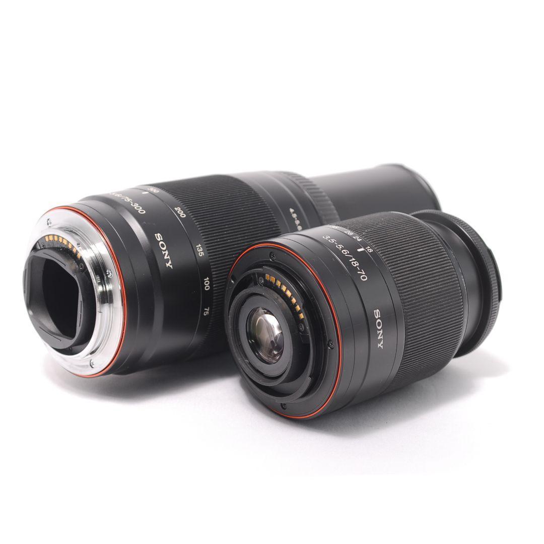 ❤即購入1000円OFF❤美品❤ ソニー α55 超望遠レンズ ダブルズーム