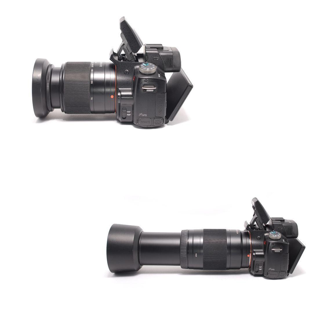 ❤即購入1000円OFF❤美品❤ ソニー α55 超望遠レンズ ダブルズーム