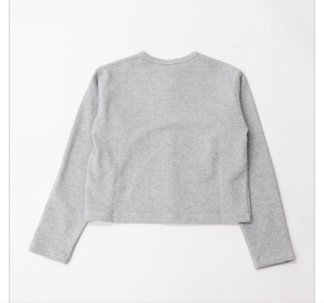 トップス ORCIVAL FRENCH TERRY CREWNECK CARDIGAN
