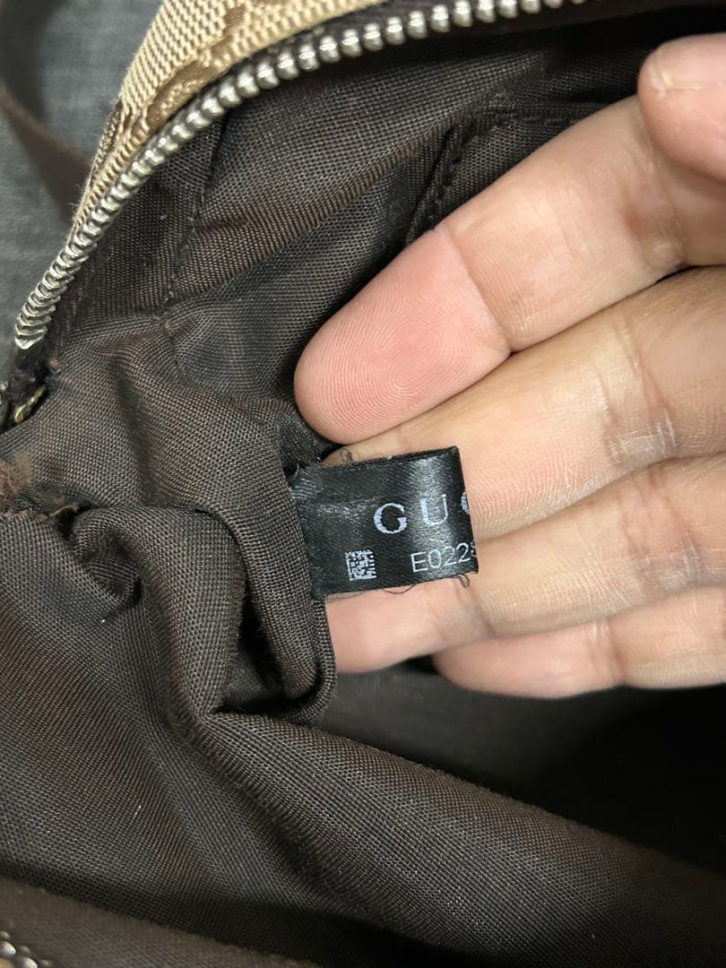 GUCCI グッチ GG柄 キャンバス ベルトバッグ