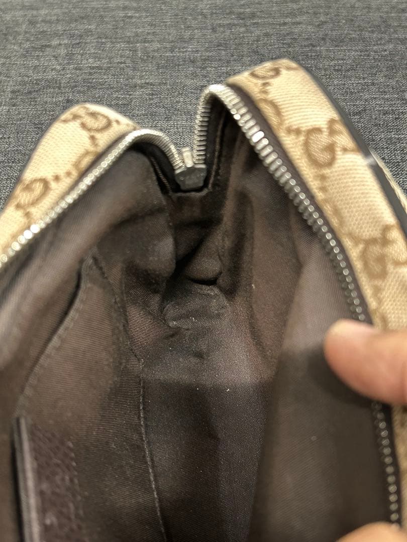 GUCCI グッチ GG柄 キャンバス ベルトバッグ