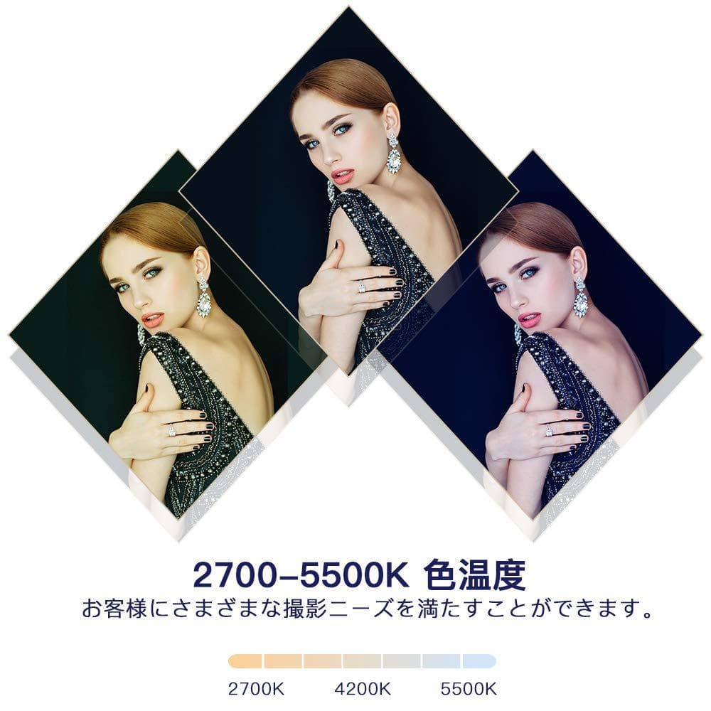 LEDリングライト 2M高さ調整 二色