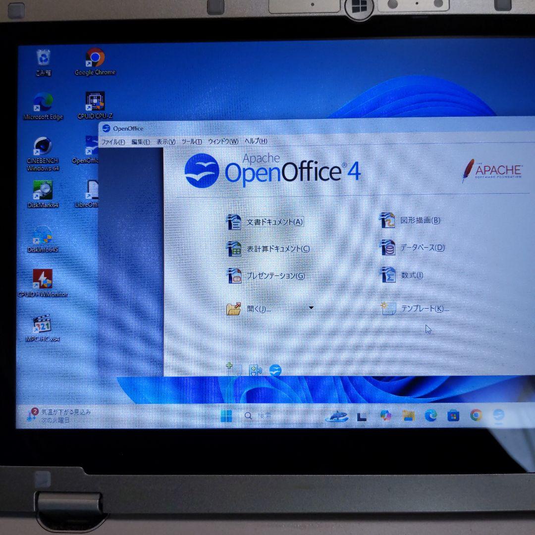ノートPC Panasonic CF-AX2 11.6 4GB SSD