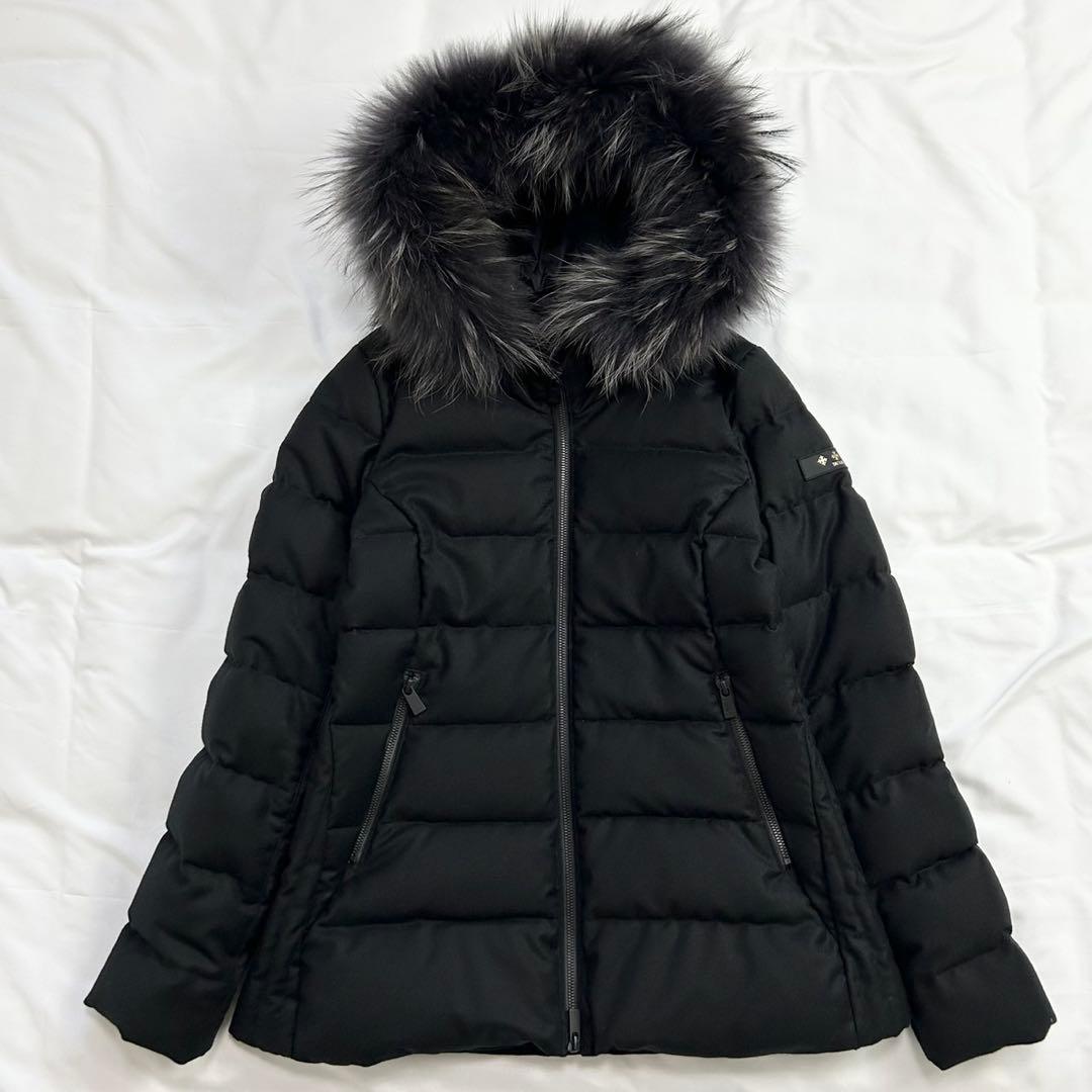 TATRAS　タトラス　ダウンジャケット　2way　黒　ブラック　ファー着脱可◎