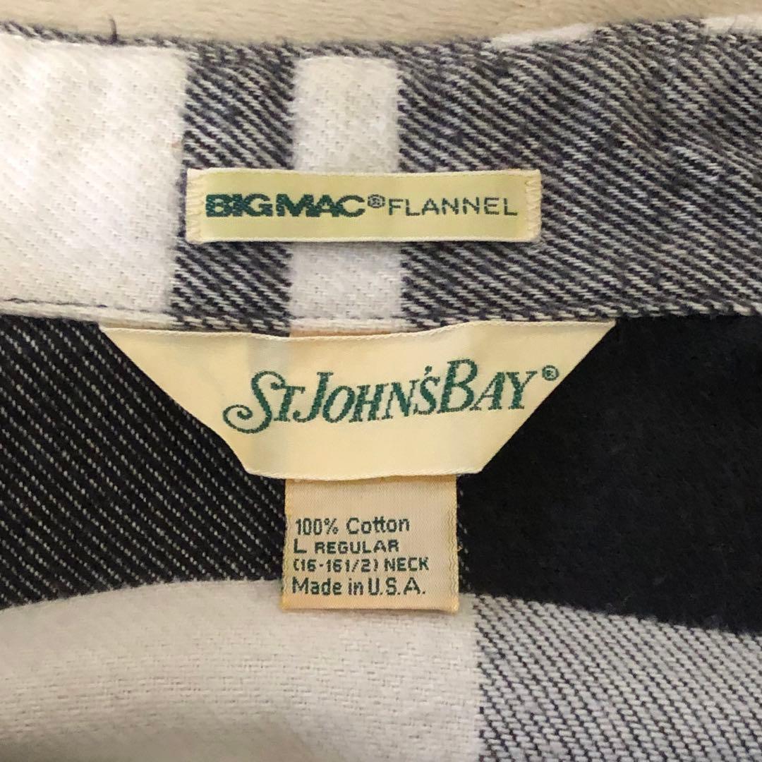 St John’s Bay Big Mac ネルシャツ USA 80s 90s