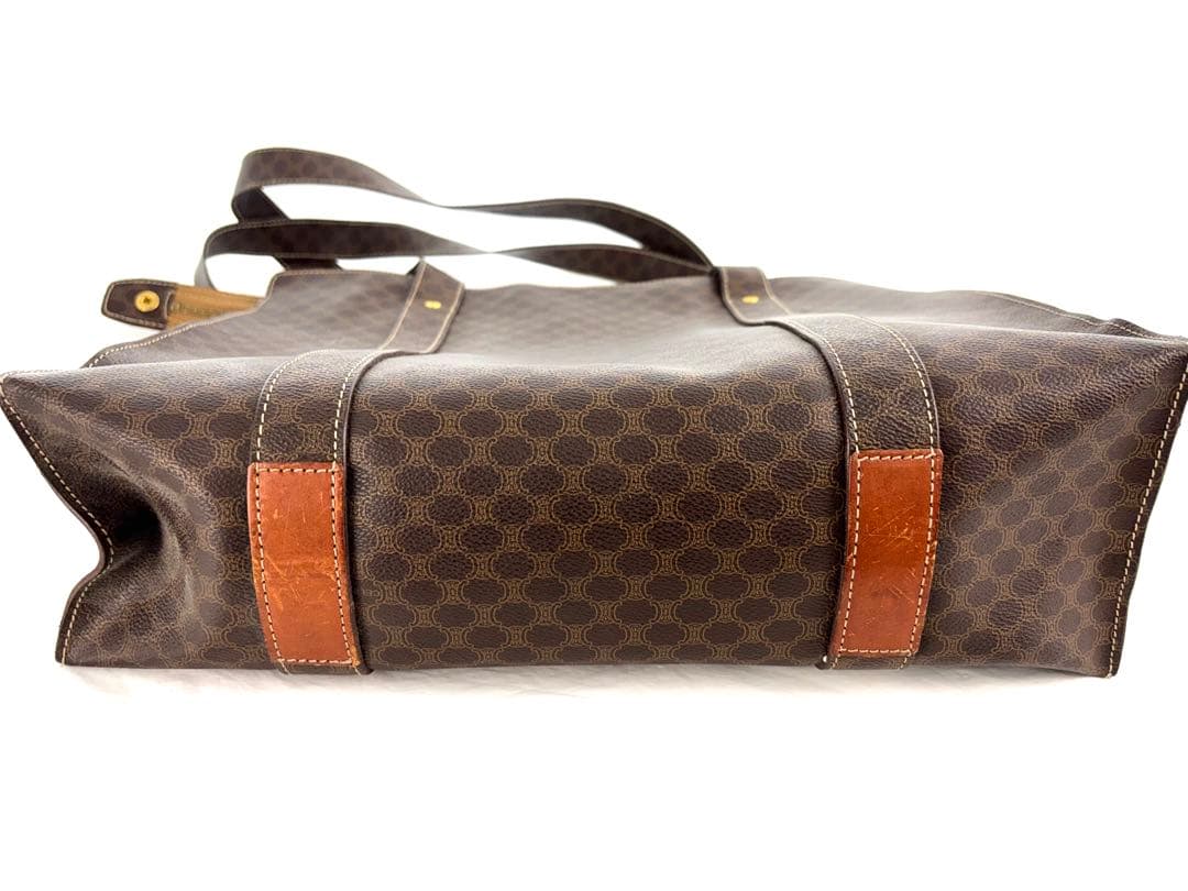 CELINE トートバッグ ショルダー マカダム柄 PVC A4