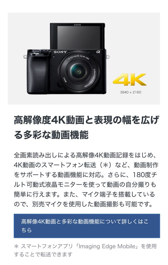 SONY α6100 a6100 ILCE-6100 デジタル一眼レフ