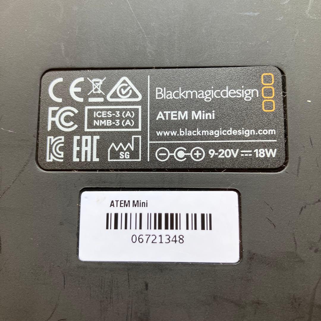 Blackmagic Design ライブスイッチャー ATEM Mini