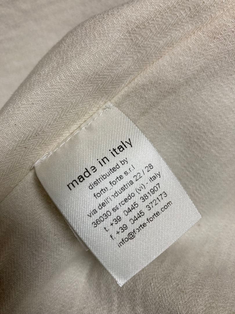 美品　forte_forte 2WAY テントコース　スリーブレスコート　ベスト