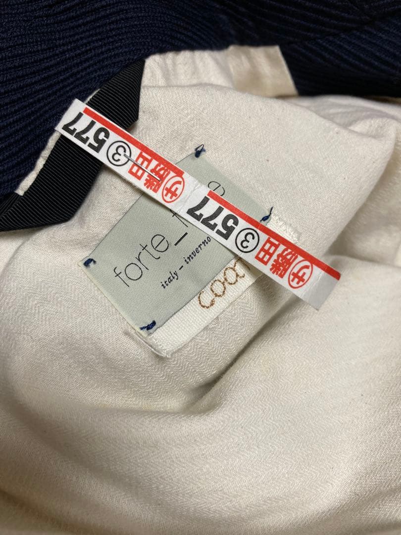 美品　forte_forte 2WAY テントコース　スリーブレスコート　ベスト