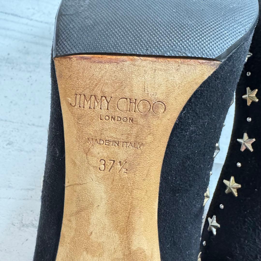 かわいい❤️おしゃれ❤️ジミーチュウ パンプス 黒 スエード 24.5