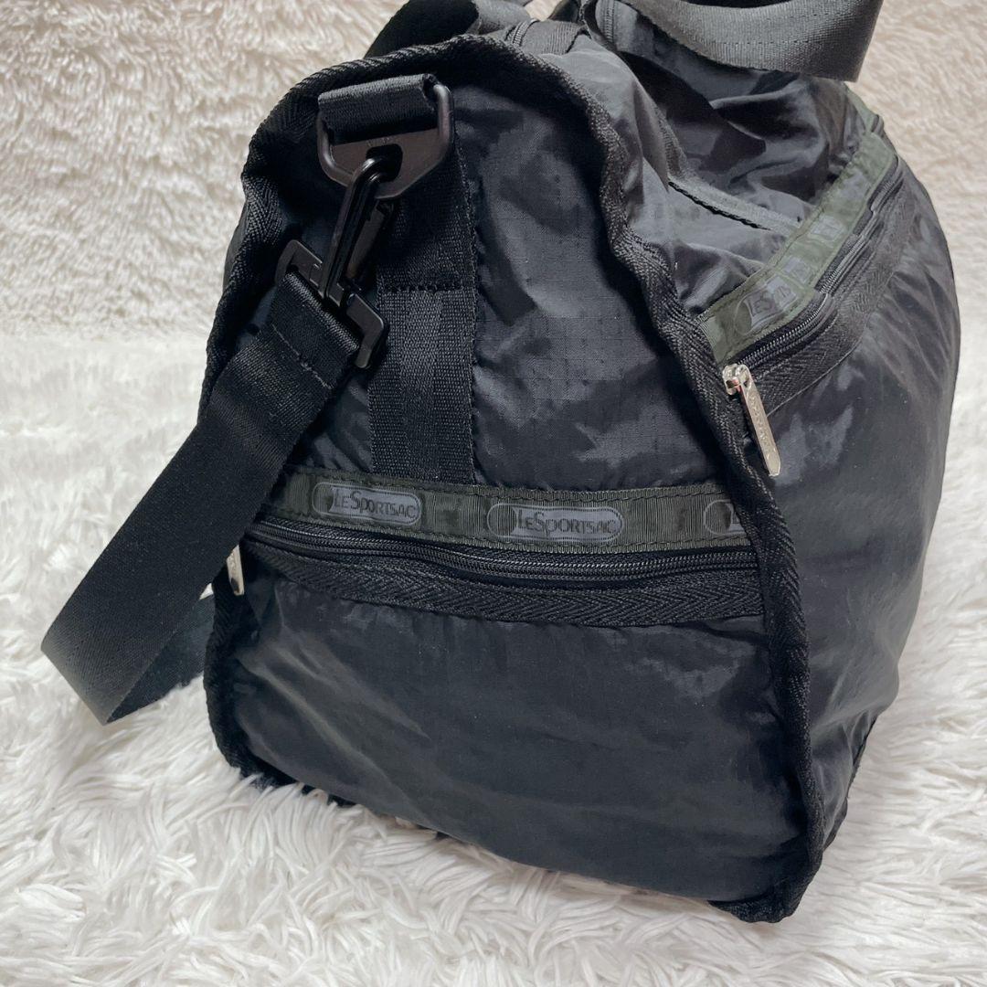 新品 レスポートサック ポーチ付き ブラック ボストンバッグ 2way