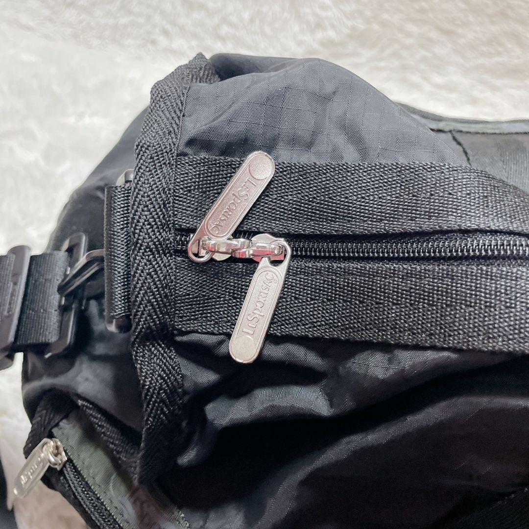 新品 レスポートサック ポーチ付き ブラック ボストンバッグ 2way