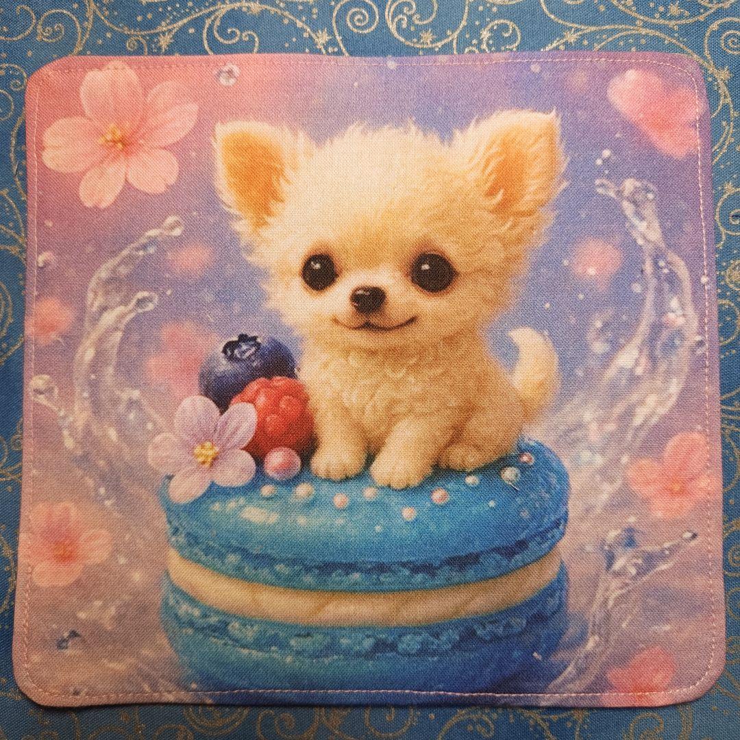 マーブル☆　ハンカチ　ワンにゃん柄　21枚