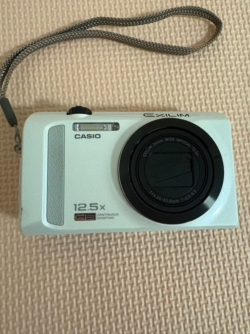 中古】CASIO デジタルカメラ EX-ZR200 ホワイト