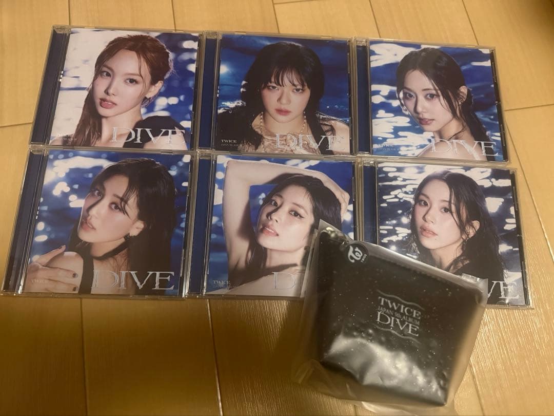 TWICE dive CD 6枚セット　ポーチつき