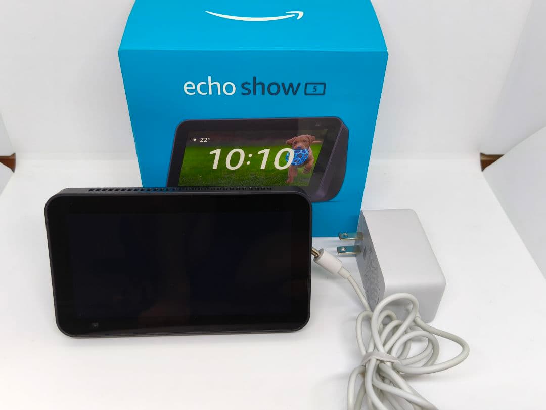 【極美品】ほぼ未使用 Amazon Echo Show 5 第3世代　チャコール