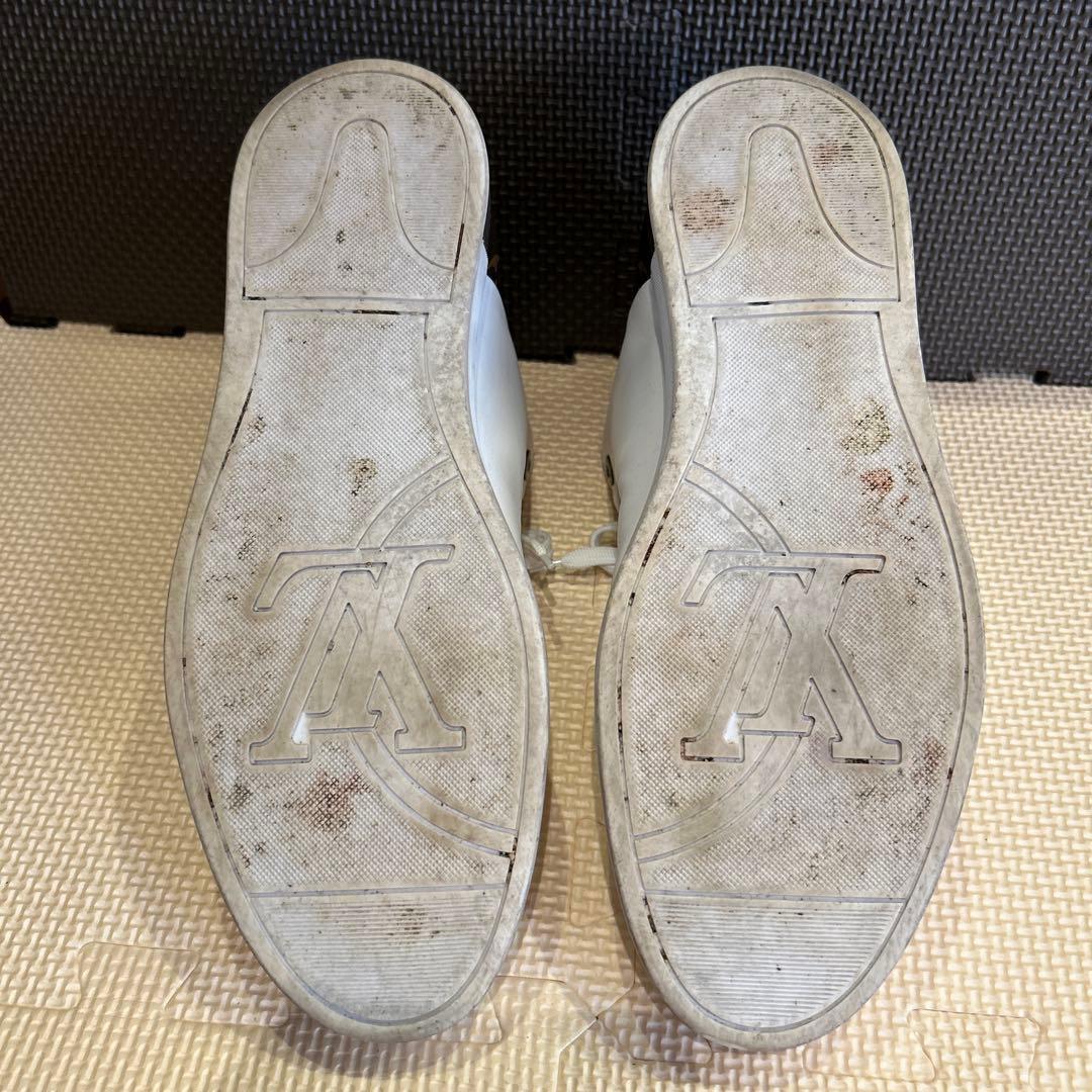 Louis Vuitton ホワイト ハイカットスニーカー