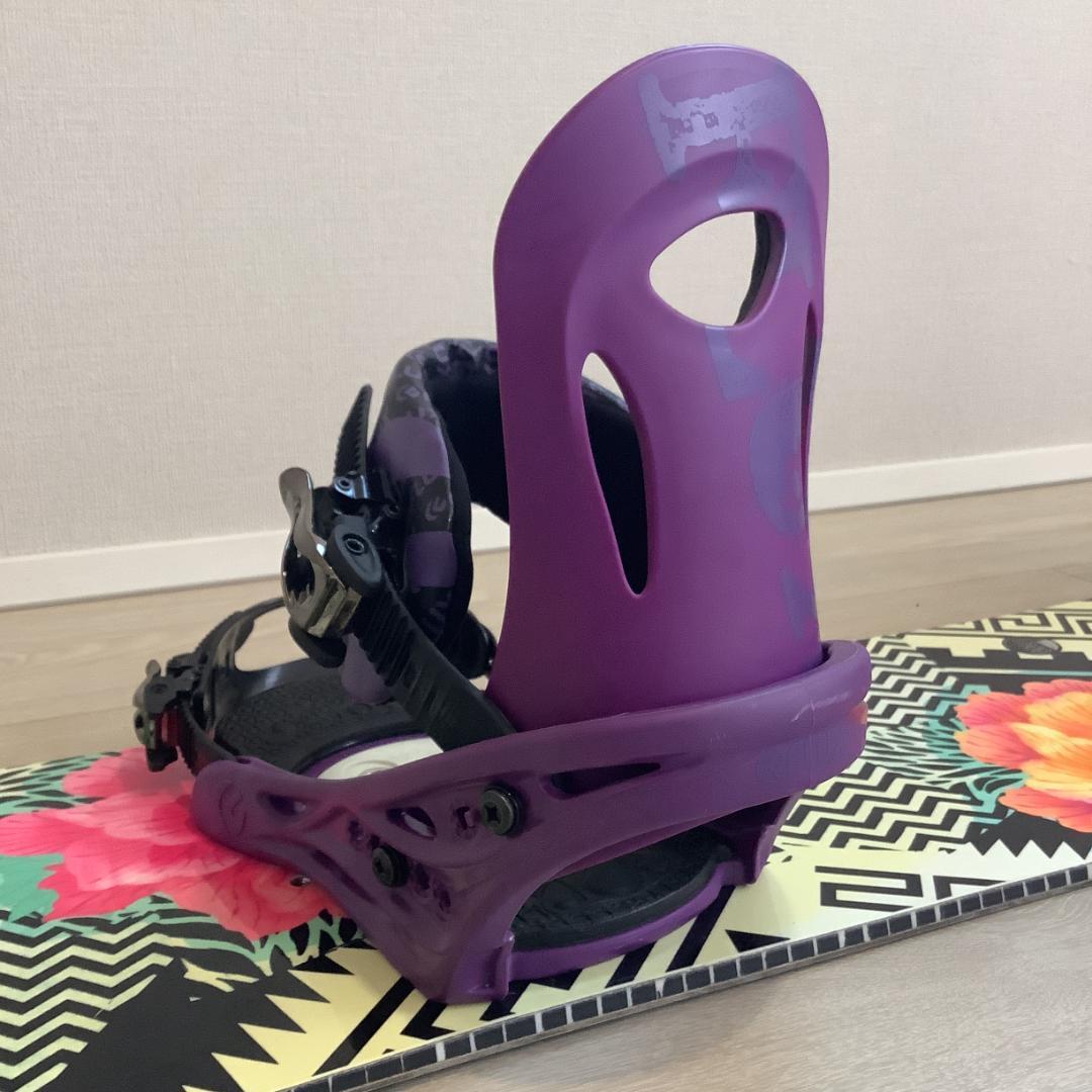 081 GNU143cm FLUX初心者レディーススノーボードセットグラトリにも