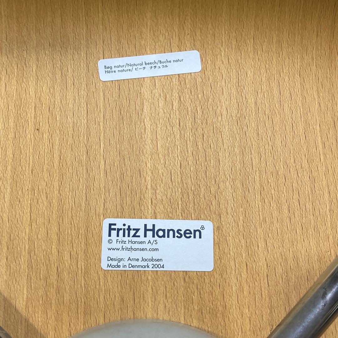 フリッツハンセン アルネ・ヤコブセン セブンチェア ビーチナチュラル 美品 ②