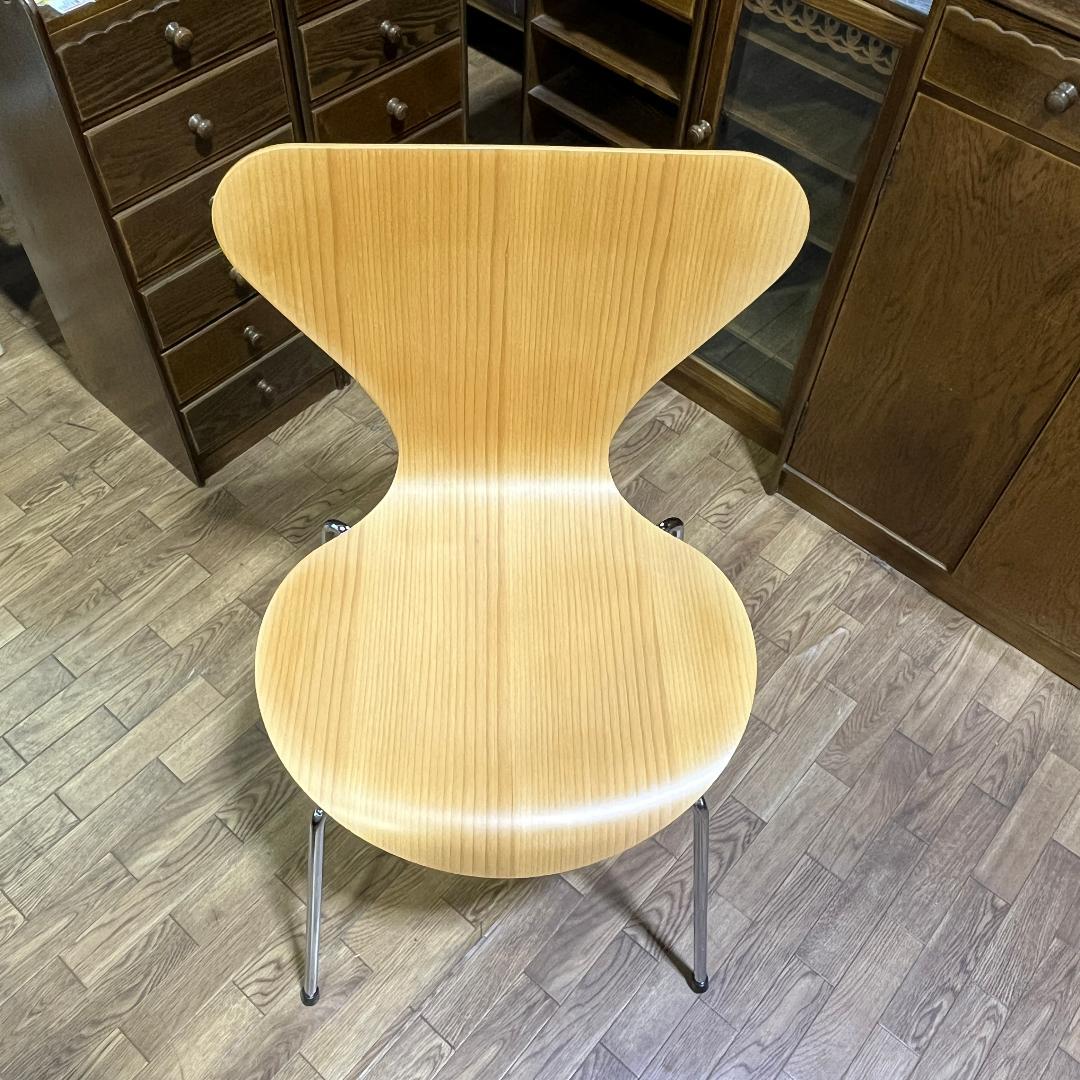 フリッツハンセン アルネ・ヤコブセン セブンチェア ビーチナチュラル 美品 ②