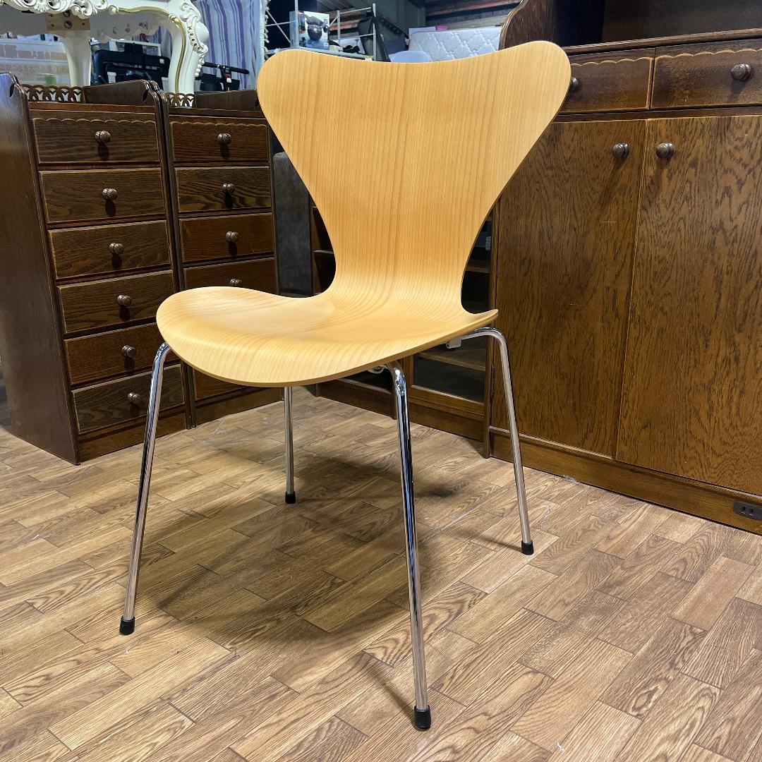 フリッツハンセン アルネ・ヤコブセン セブンチェア ビーチナチュラル 美品 ②