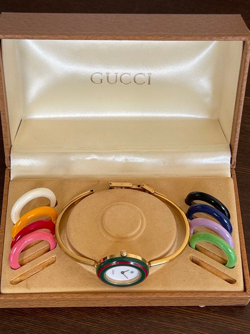 GUCCI バングル時計 替えバンド付き