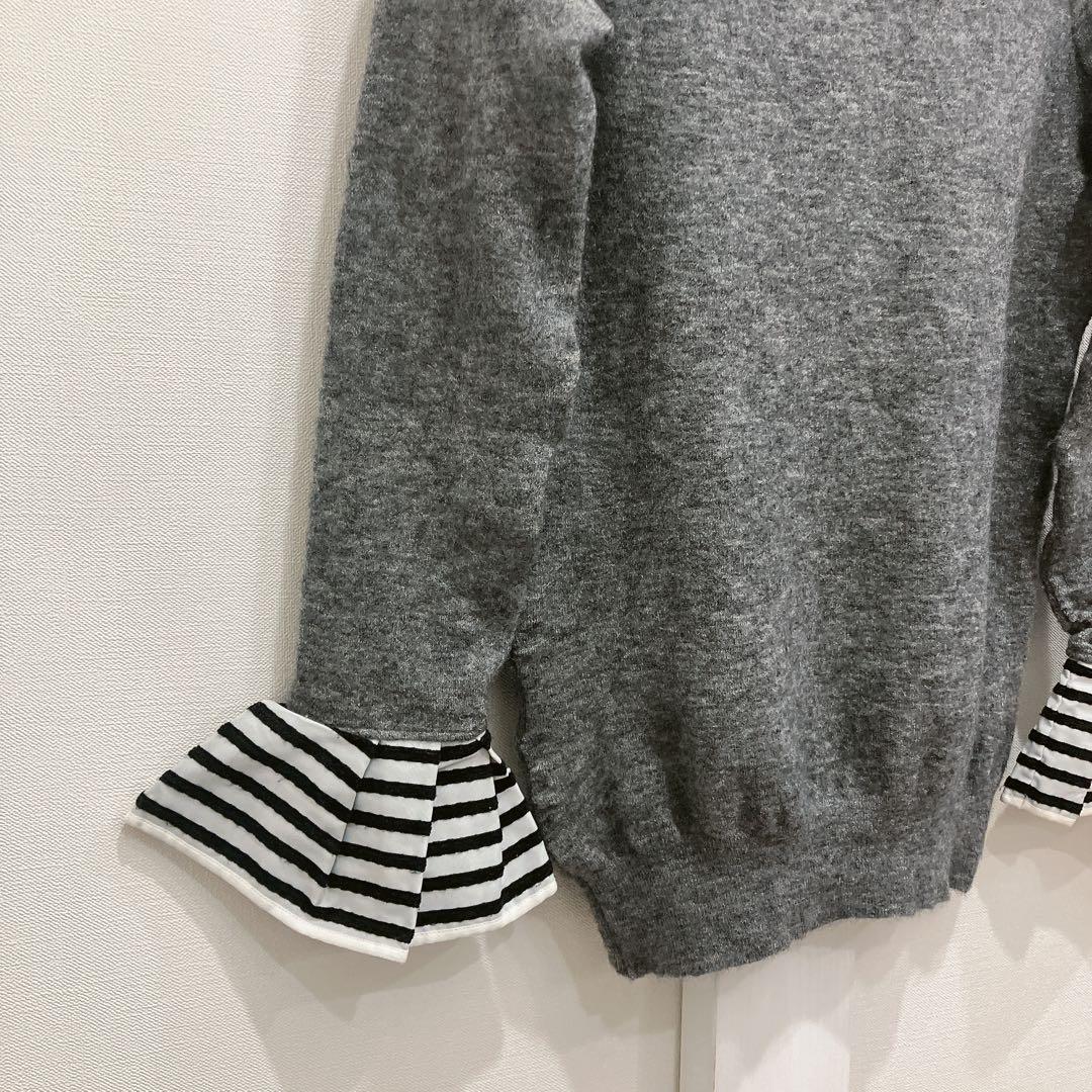 BORDERS at BALCONY ベルスリーブ モヘア ニット 日本製