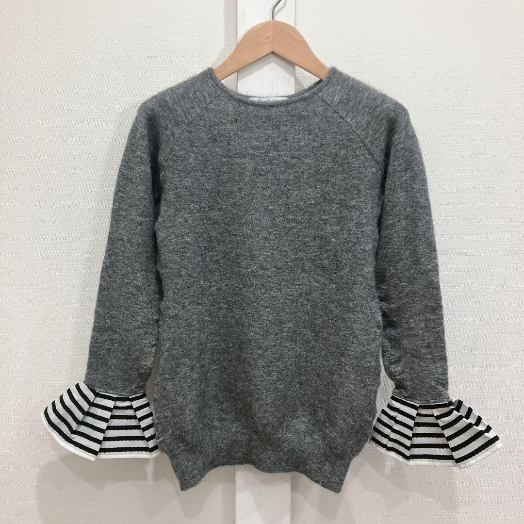 BORDERS at BALCONY ベルスリーブ モヘア ニット 日本製