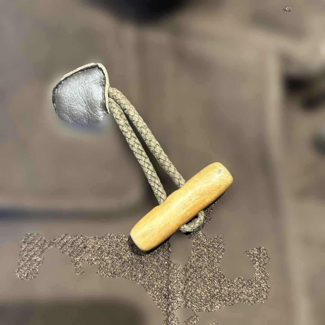 ミナペルホネン　ダークブラウン ダッフルコート フード付き