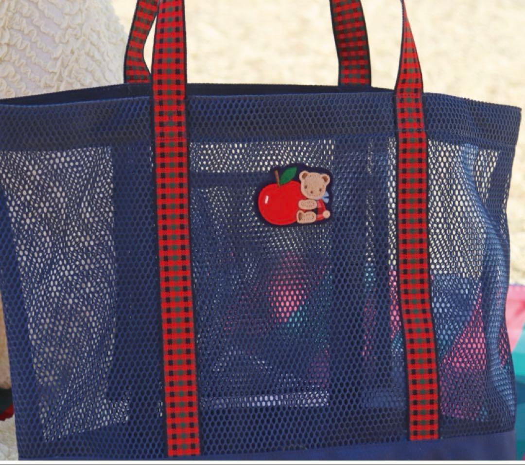 新品 ファミリア familiar メッシュバッグ トートバッグ ノベルティ