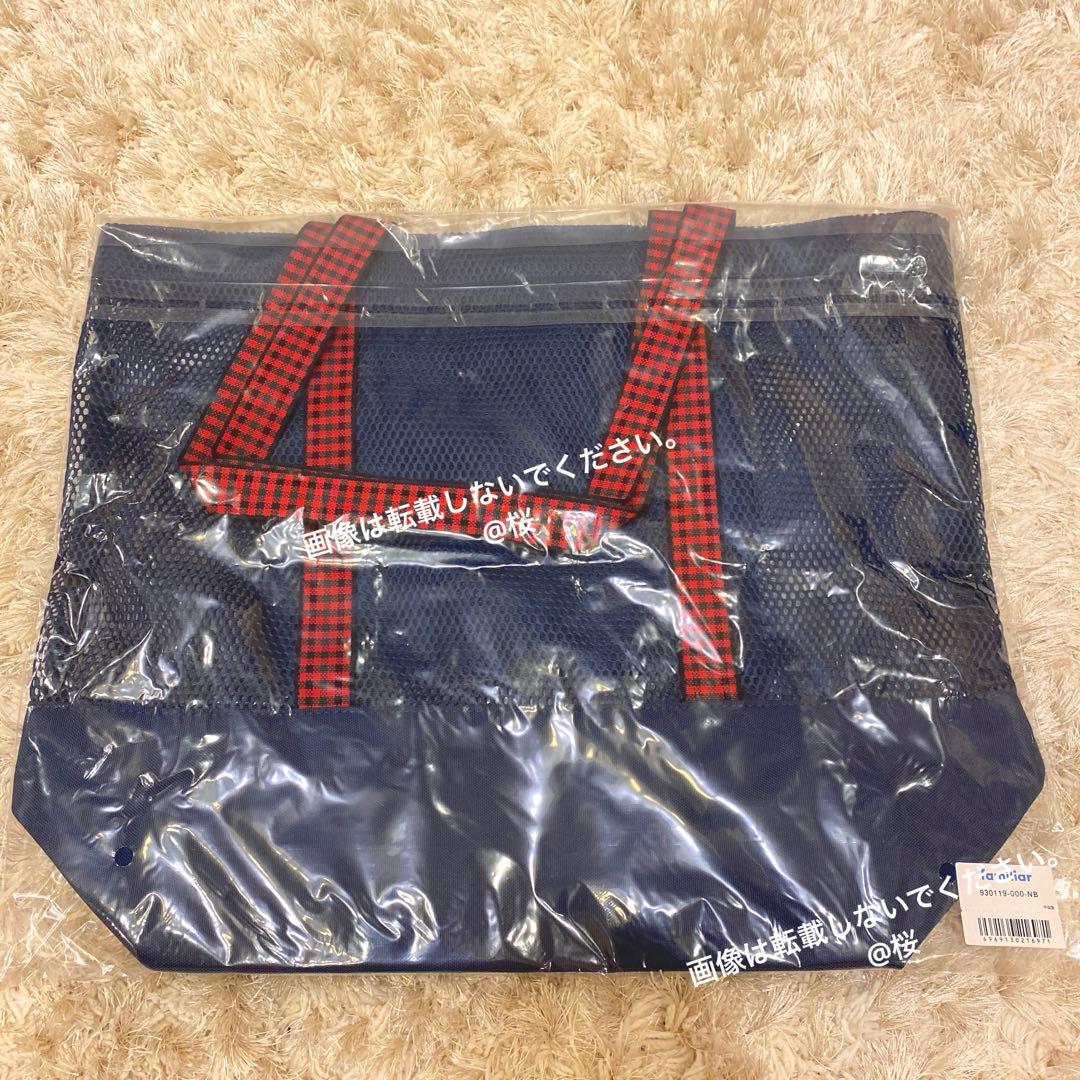新品 ファミリア familiar メッシュバッグ トートバッグ ノベルティ
