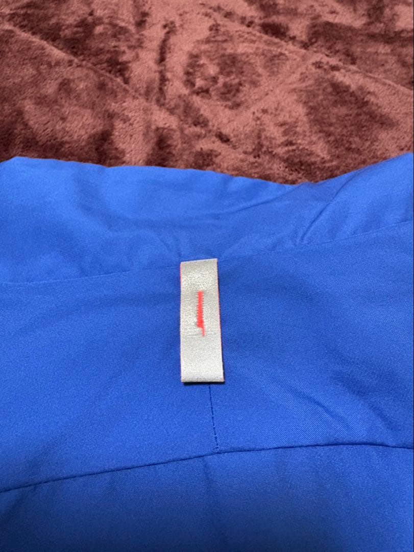 アシックス ウインドブレーカー裏トリコット上下セット 青　Ｌサイズ