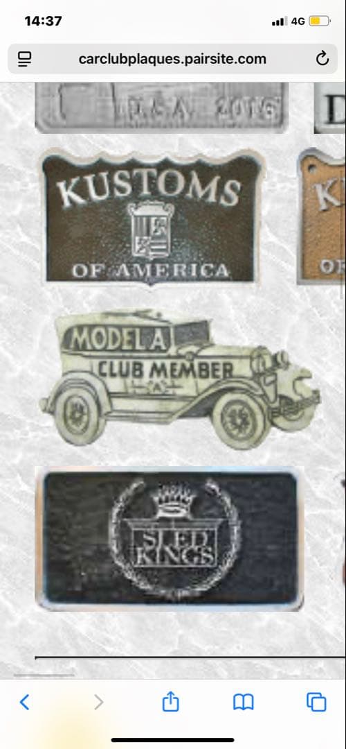 70s 実在 カークラブジャケット サテン フォード ホットロッド