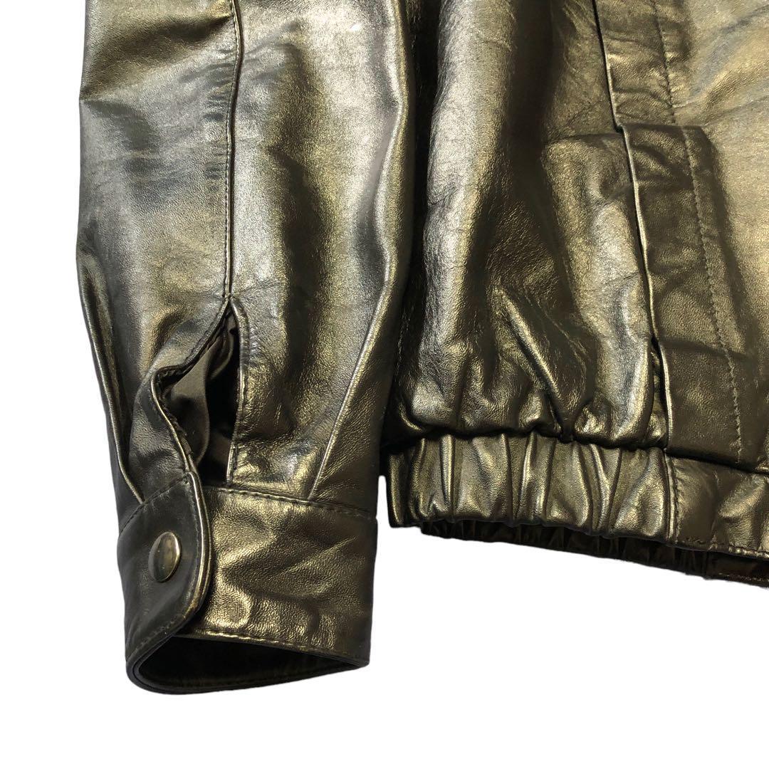 BERMANS 本革ライダースジャケット　黒　スリーエムシンサレート★★★