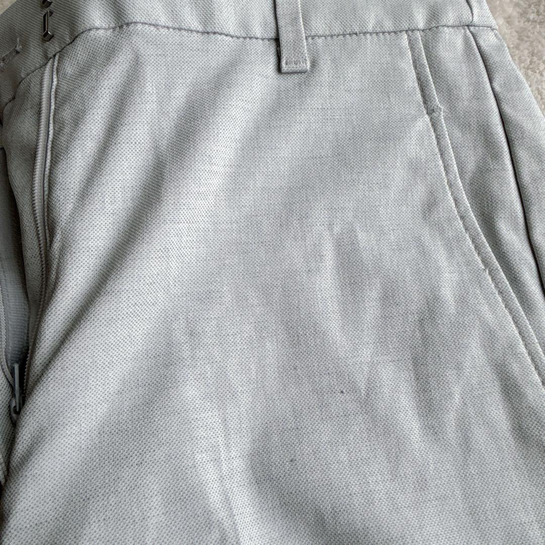 PLST綿麻混カラーレスパンツスーツ ジャケットMパンツS 春夏