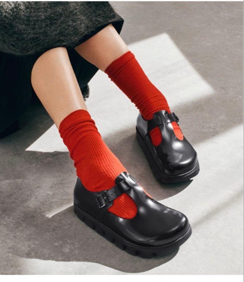 【PAPILLIO BY BIRKENSTOCK】パリス チャンキー☆37 黒