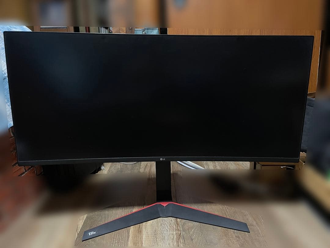 LG 34インチウルトラワイドゲーミングモニタ 34UC89G-B ※横線あり