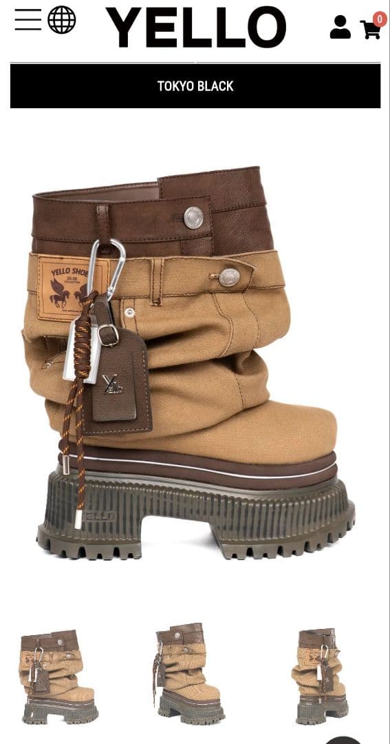 YELLO TOKYO ブーツ