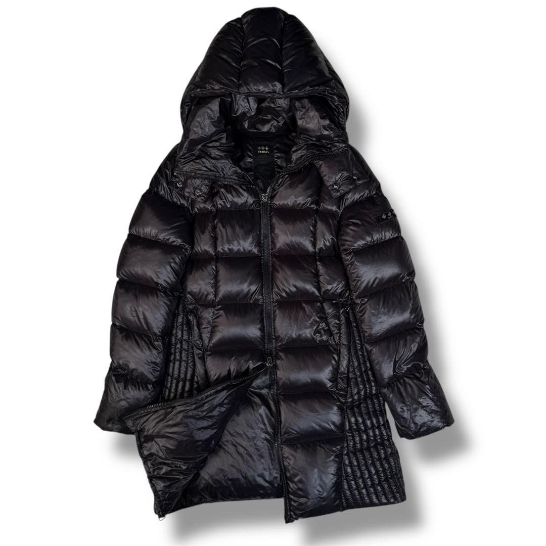 TATRAS SARIN 2way シャイニー ダウンコート ブラック L