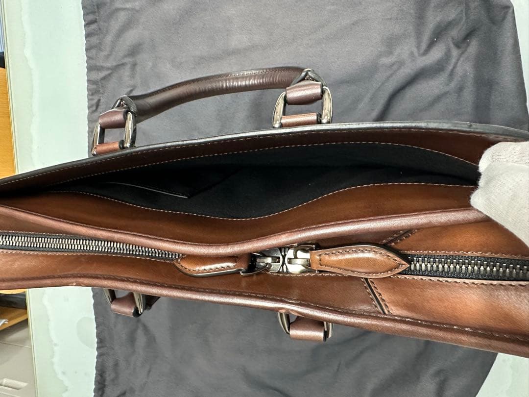 Berluti UnJourアンジュール パッチワークデザイン ブリーフケース